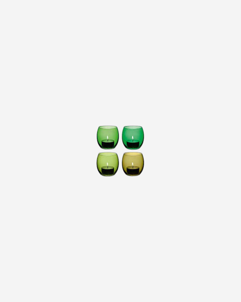 حامل شموع كورو ارتفاع 6.5 سم، تشكيلة × 4