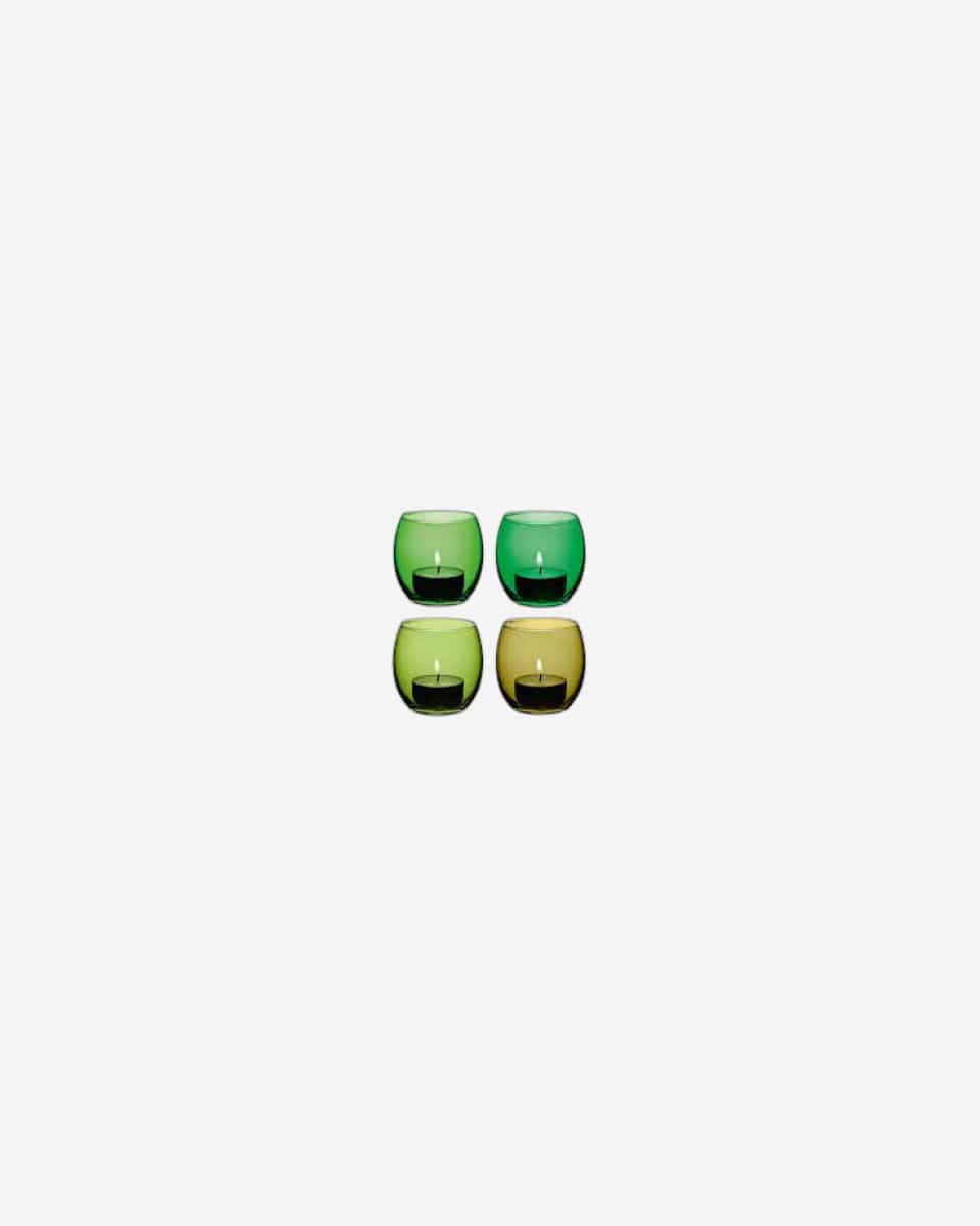 حامل شموع كورو ارتفاع 6.5 سم، تشكيلة × 4