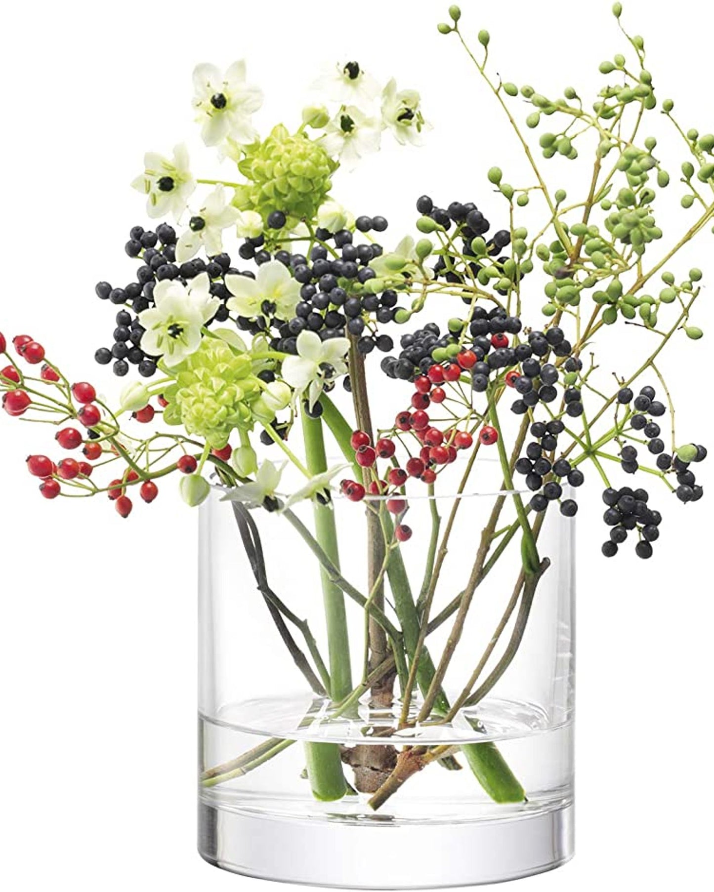 مزهرية/حامل شموع عمودي شفاف من LSA