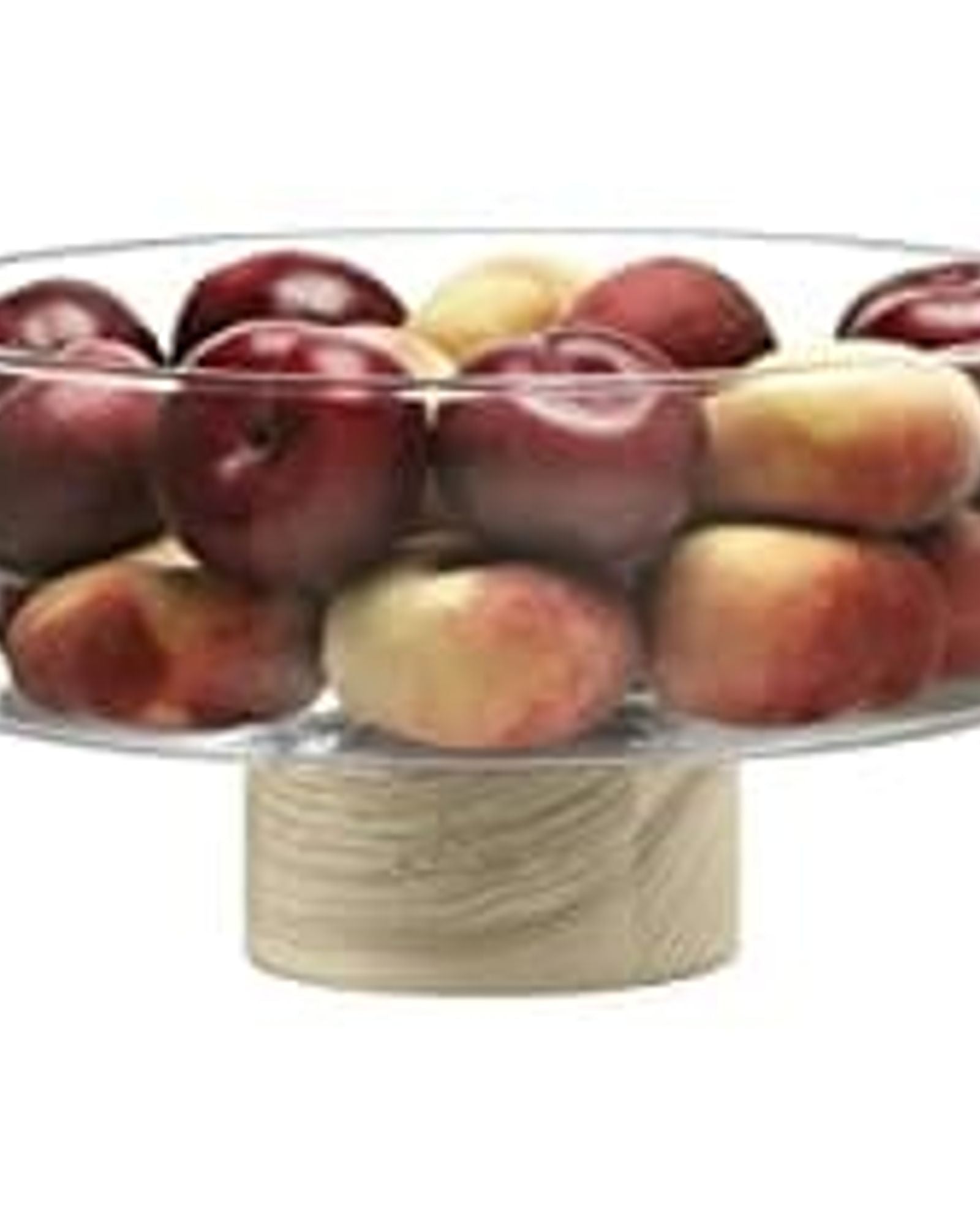 وعاء قاعدة Lsa Lotta شفاف وقاعدة من الرماد