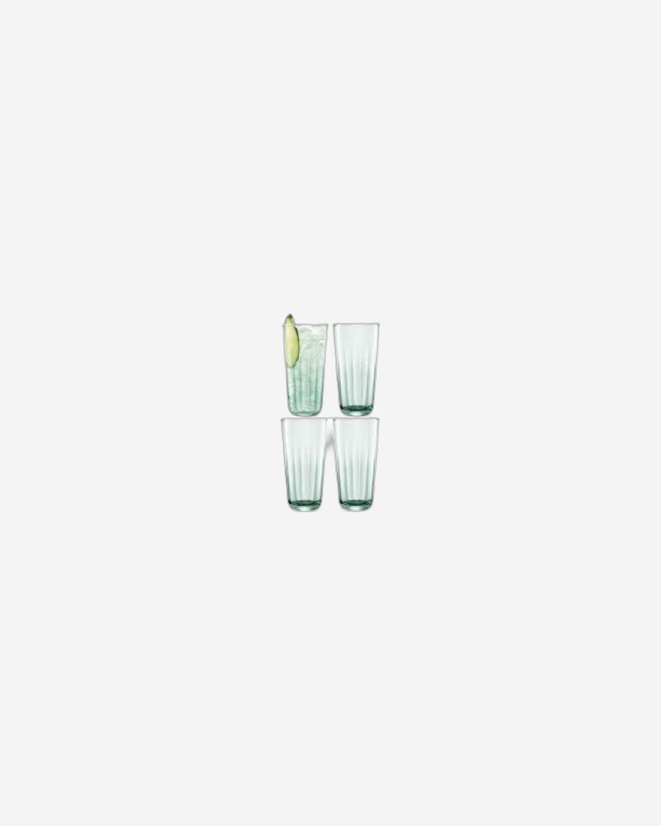 نظارة Lsa Mia Tall Highball معاد تدويرها/جزء بصري X 4