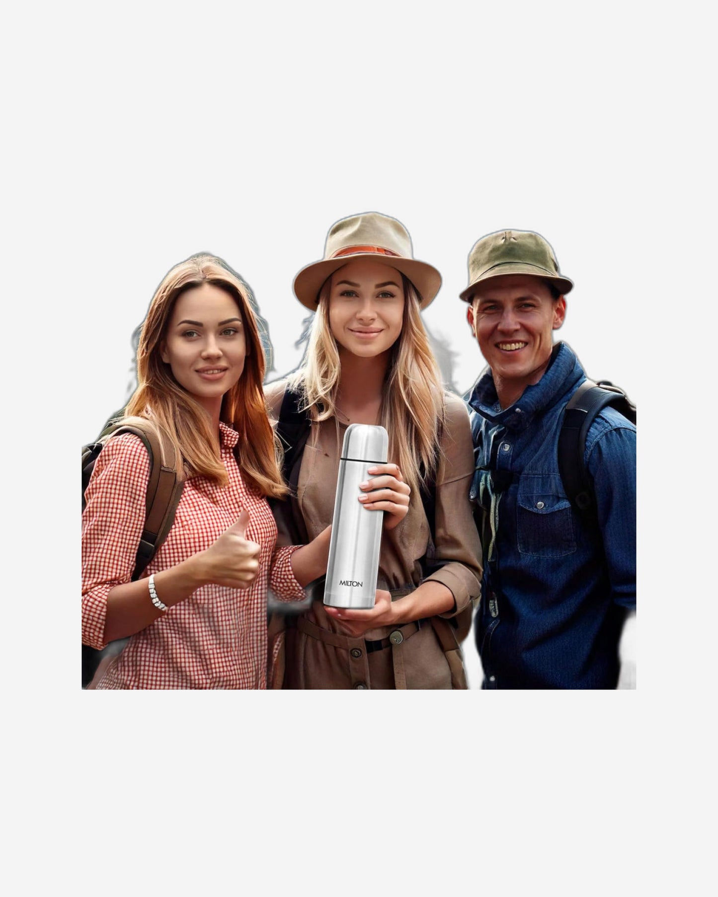 زجاجة مياه ميلتون ثيرموستيل 1000 مل بغطاء قلاب، تحافظ على الماء ساخنًا وباردًا لمدة 24 ساعة، غطاء مانع للتسرب مع غلاف، معتمدة من معهد المواصفات والمقاييس الهندي (ISI)، معزولة بتفريغ الهواء، مناسبة للمكاتب والصالات الرياضية والمدارس، لون فضي.