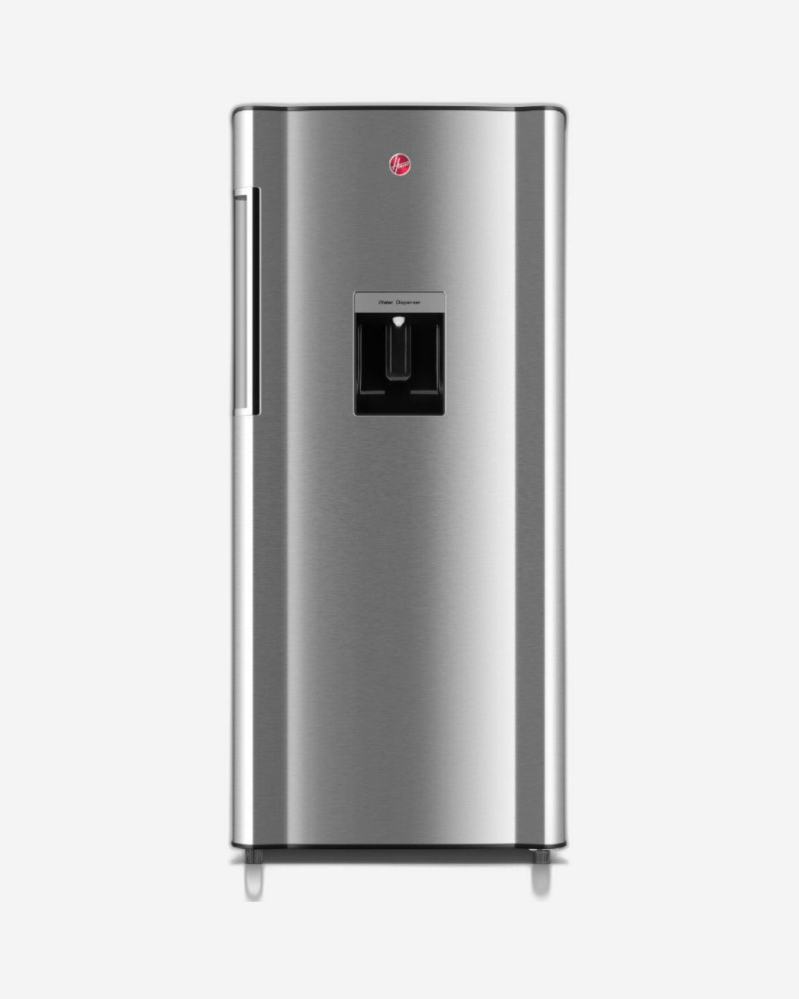 ثلاجة هوفر ذات باب واحد سعة 195 لترًا مع موزع مياه