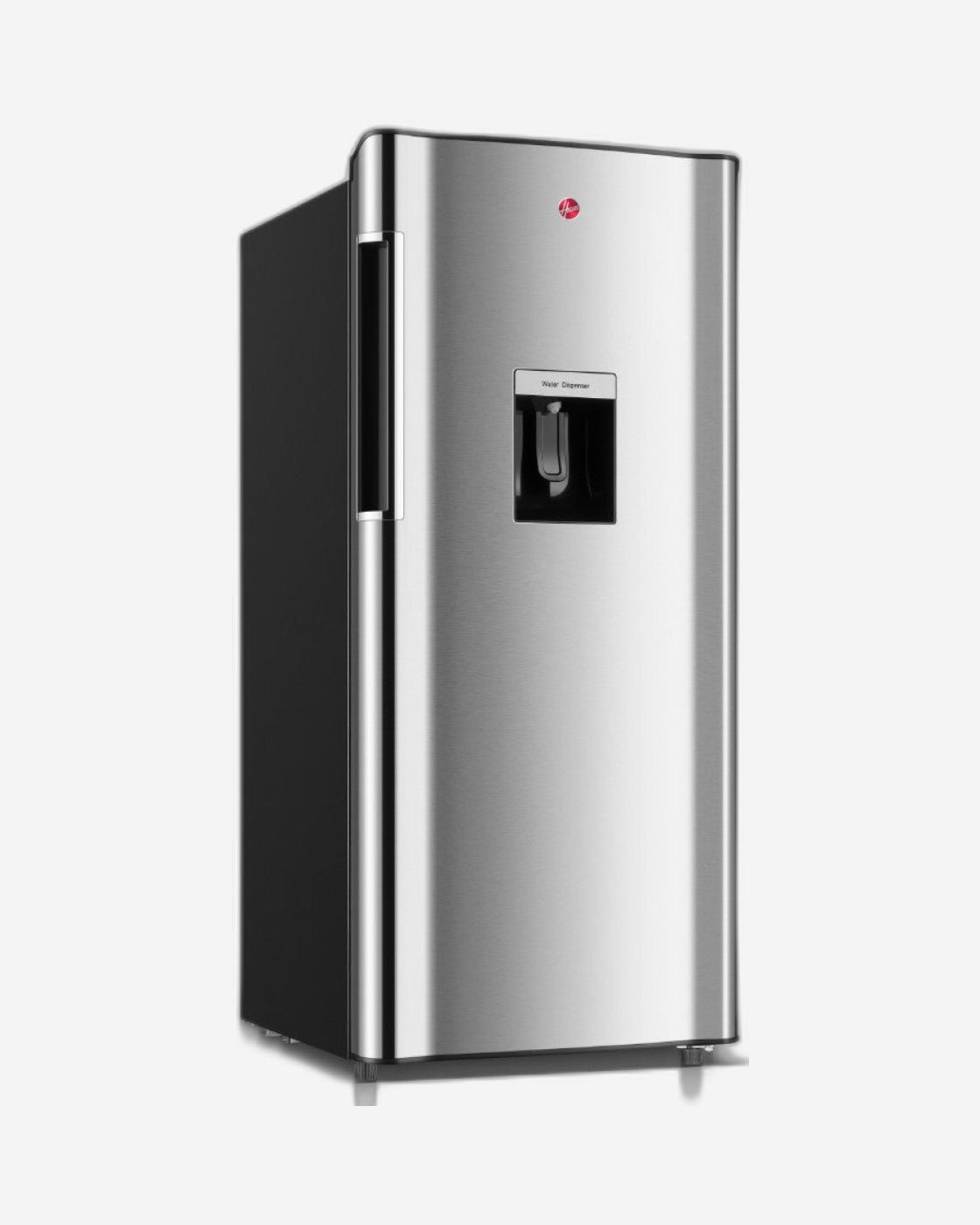 ثلاجة هوفر ذات باب واحد سعة 195 لترًا مع موزع مياه