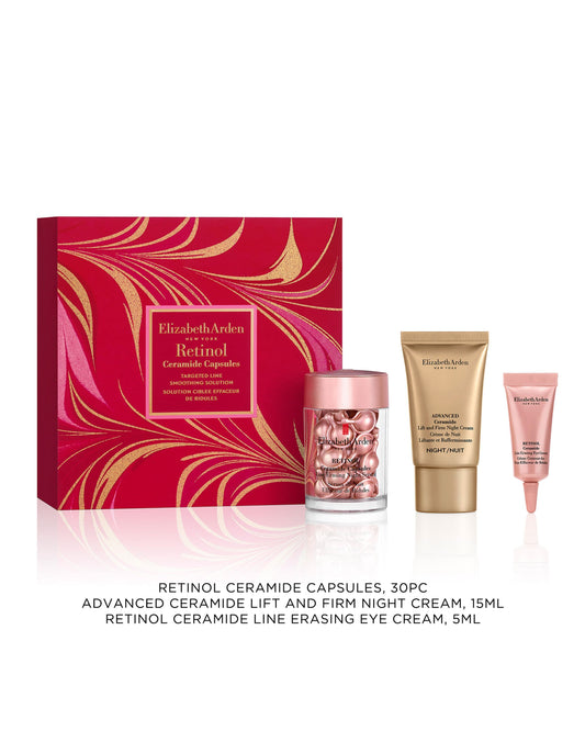 Elizabeth Arden Retinol Ceramide Capsules Line Smoothing 3-Piece Holiday Gift Set