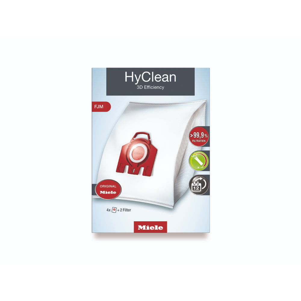 Miele HyClean 3D FJM dustbags - 3.5 liters (4 bags)