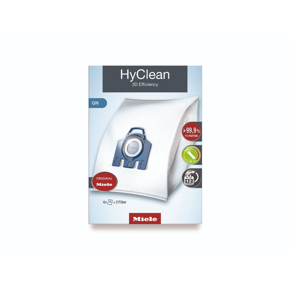 Miele HyClean 3D GN dustbags - 4.5 liters (4 bags)
