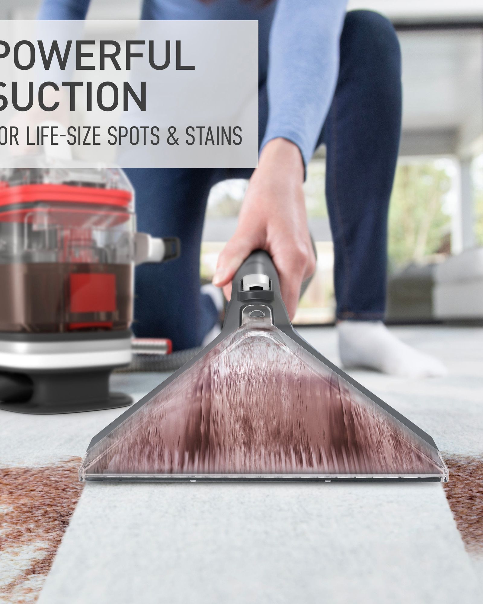 منظف البقع للسجاد والمفروشات من هوفر كلينسليت