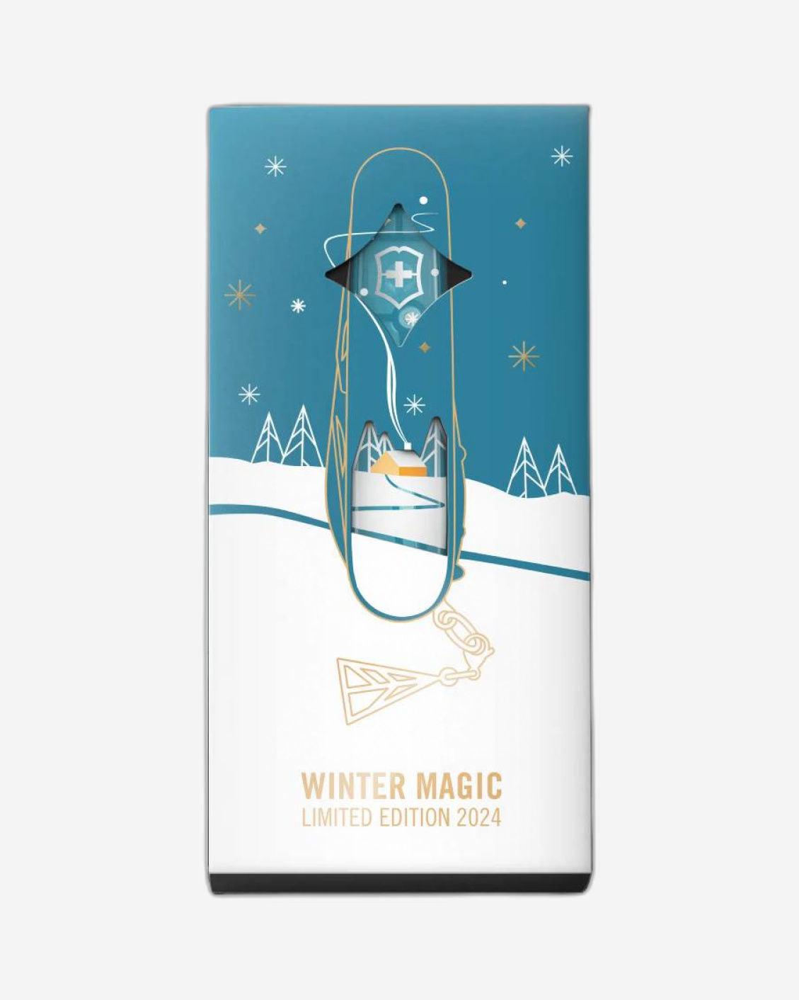 فيكتورينوكس سبارتان 91 مم وينتر ماجيك إصدار محدود 2024 مع 12 وظيفة - 1.3603.T21E1