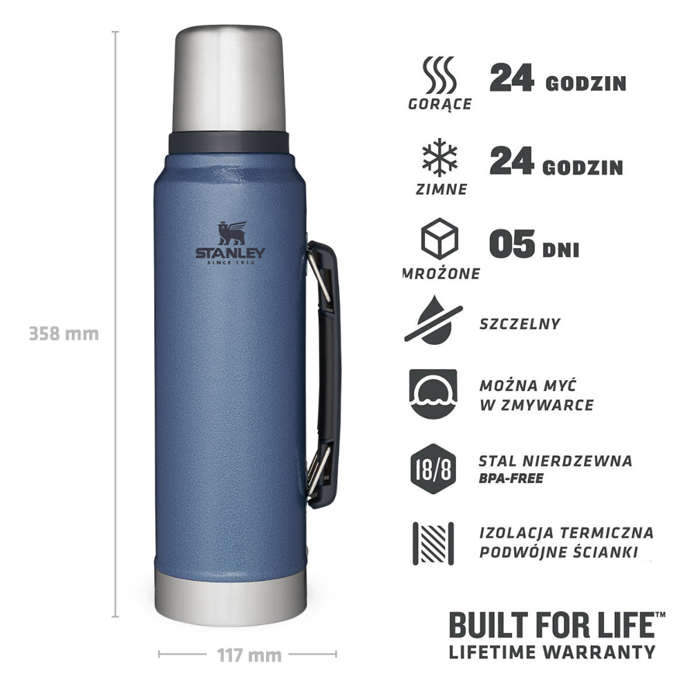 زجاجة ستانلي CLA سعة 1 لتر/1.1 كوارت Vac BTL H.Lake EU