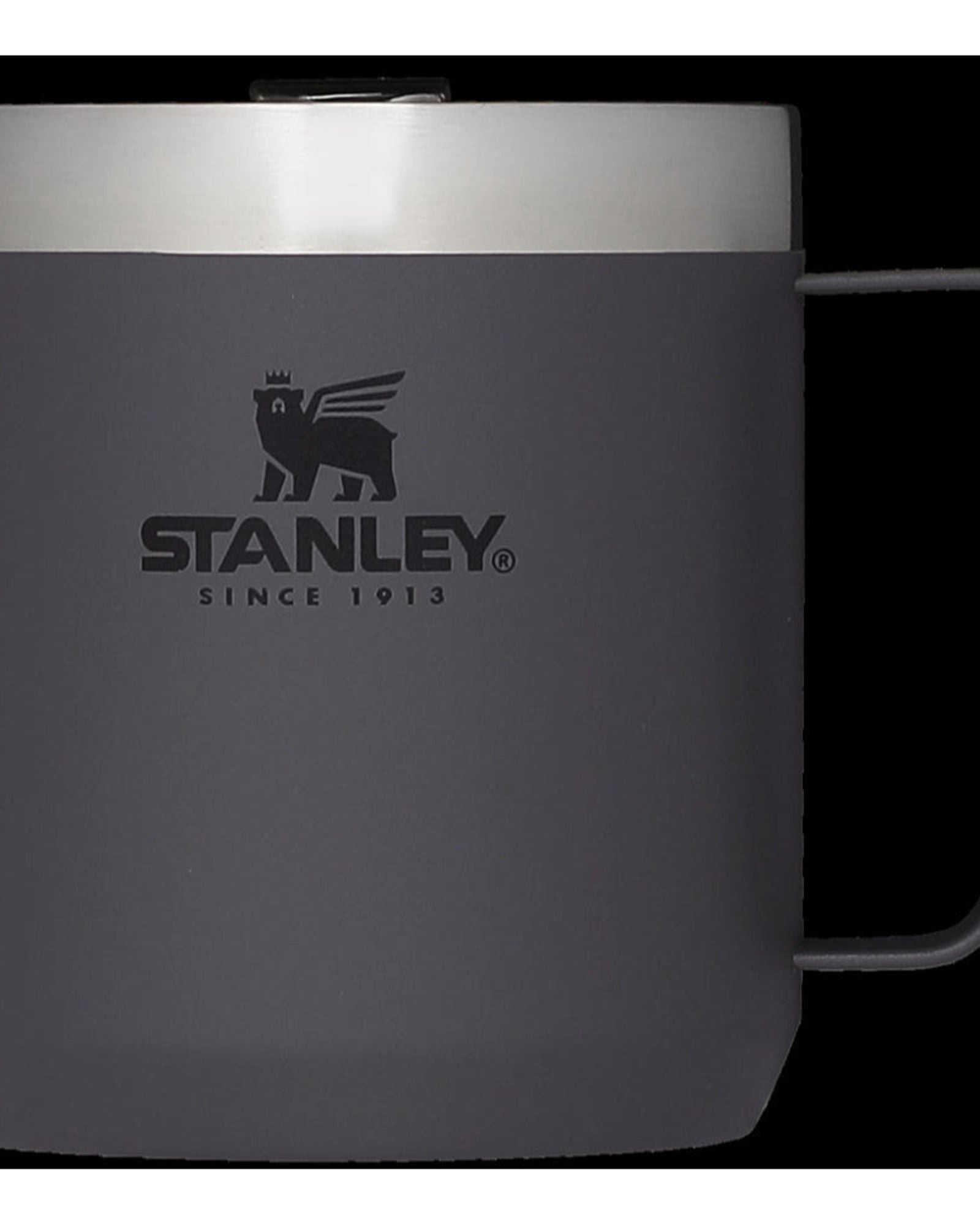 كوب ستانلي CLA سعة 355 مل / 12 أونصة للتخييم بالتفريغ، لون فحم