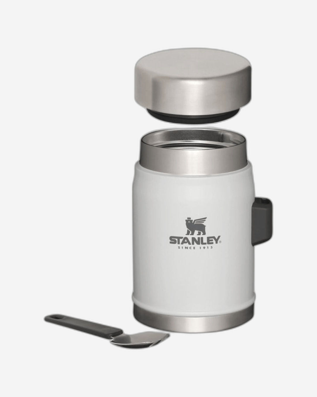 مرطبان طعام ستانلي CLA سعة 414 مل / 14 أونصة مع رماد سبورك