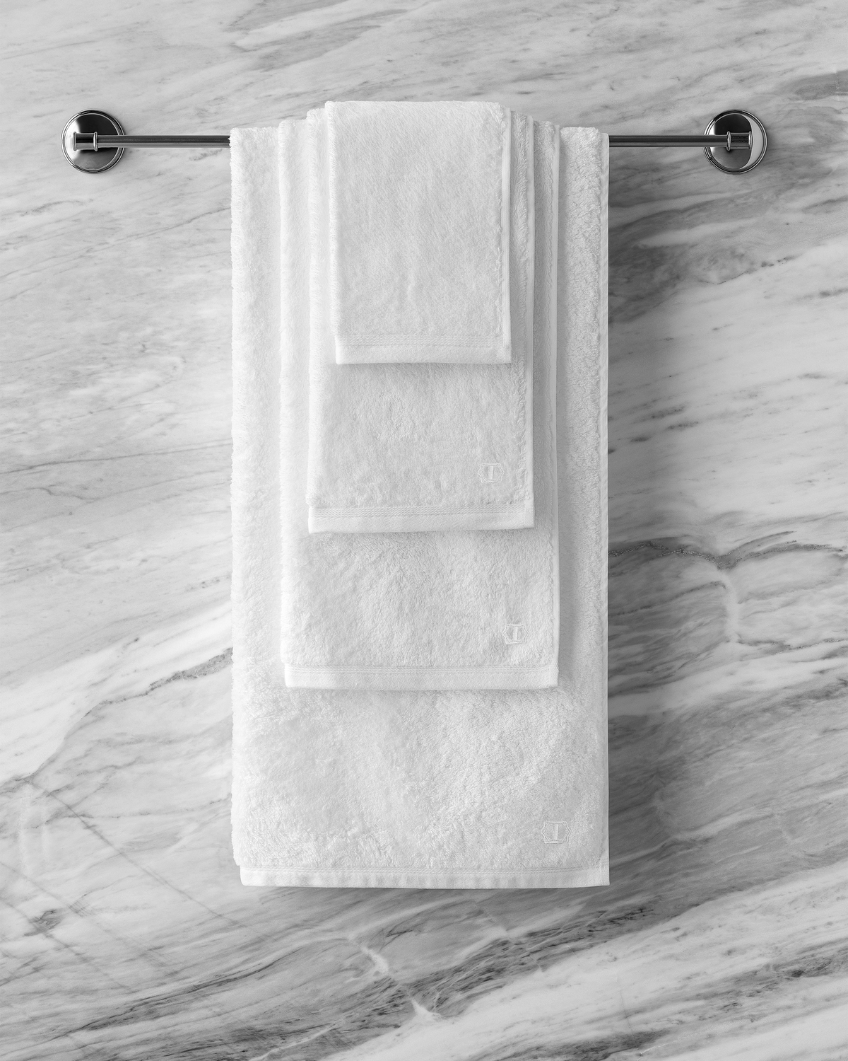 Togas Poitiers Bath Towel in White