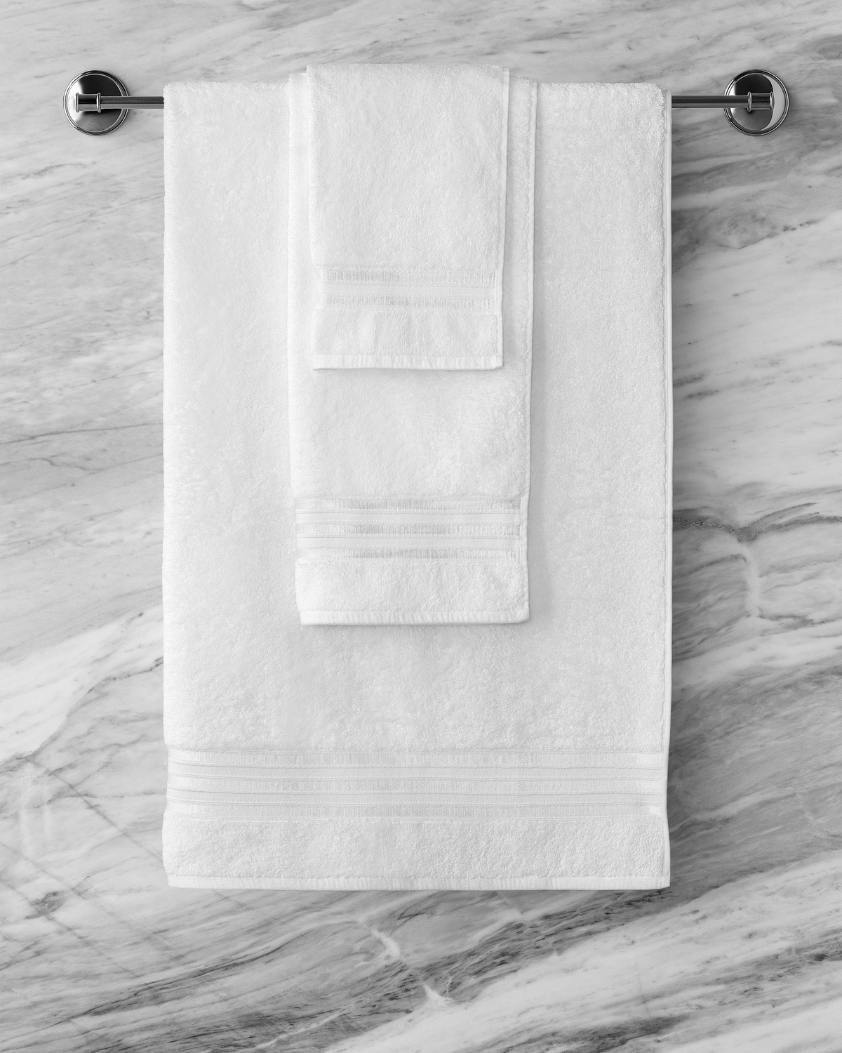 Togas Arcadia Hand Towel in White