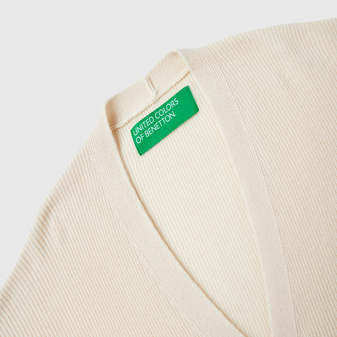 كارديجان كبير الحجم من مزيج الصوف