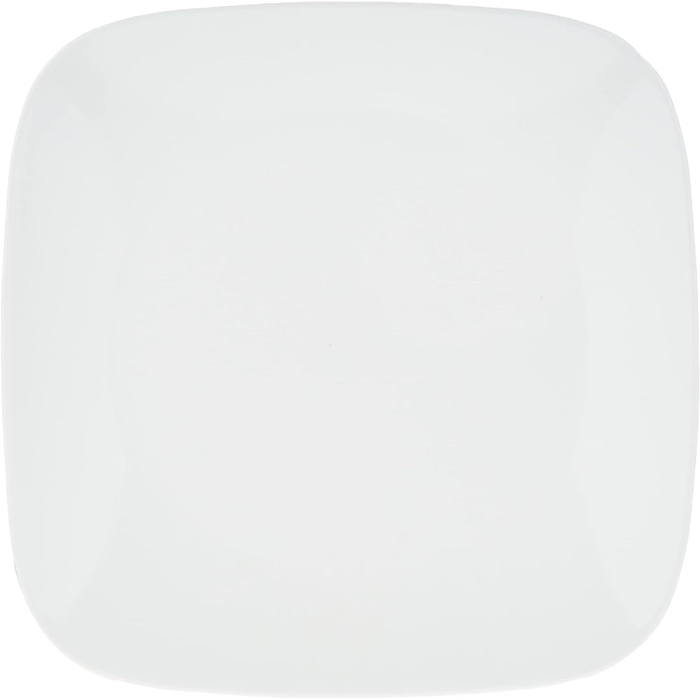 طقم عشاء كوريل 18 قطعة مربع أبيض نقي