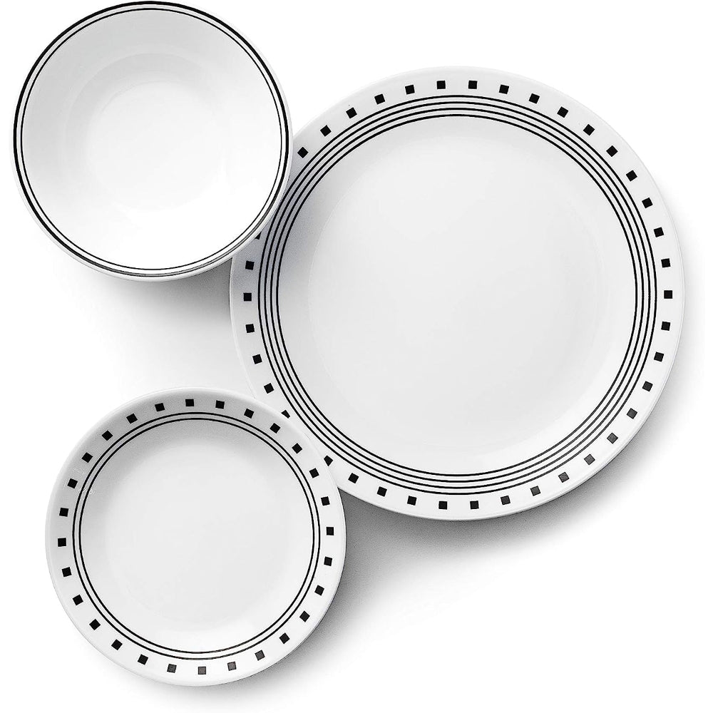 طقم عشاء كوريل سيتي بلوك، 18 قطعة