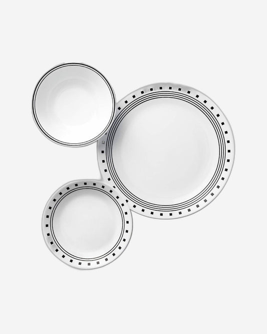 طقم عشاء كوريل سيتي بلوك، 18 قطعة