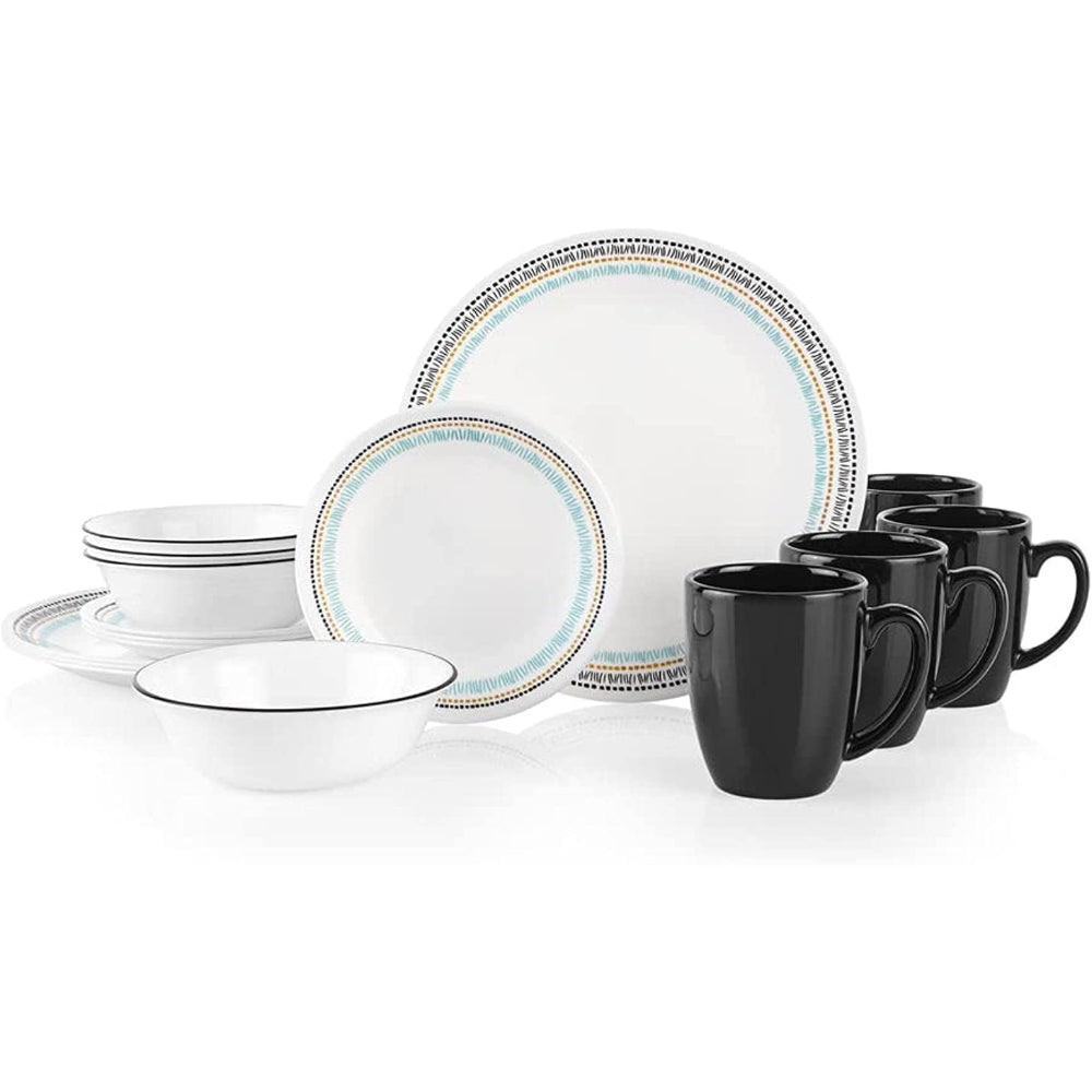 Corelle 16 PCS DINNER SET PALOMA W/MUG