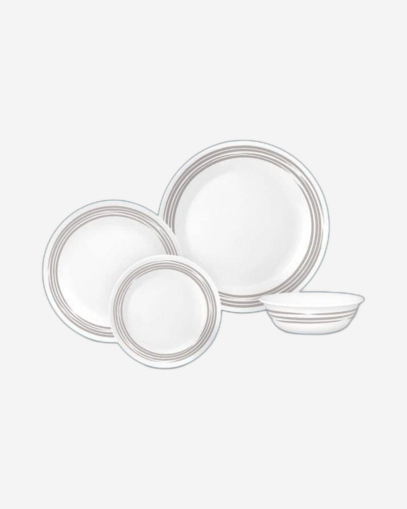 طقم عشاء كوريل 16 قطعة فضي مصقول