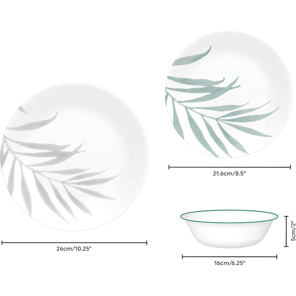 طقم عشاء كوريل 12 قطعة، طباعة شمسية (1146870)، 1 × 12 كوريل