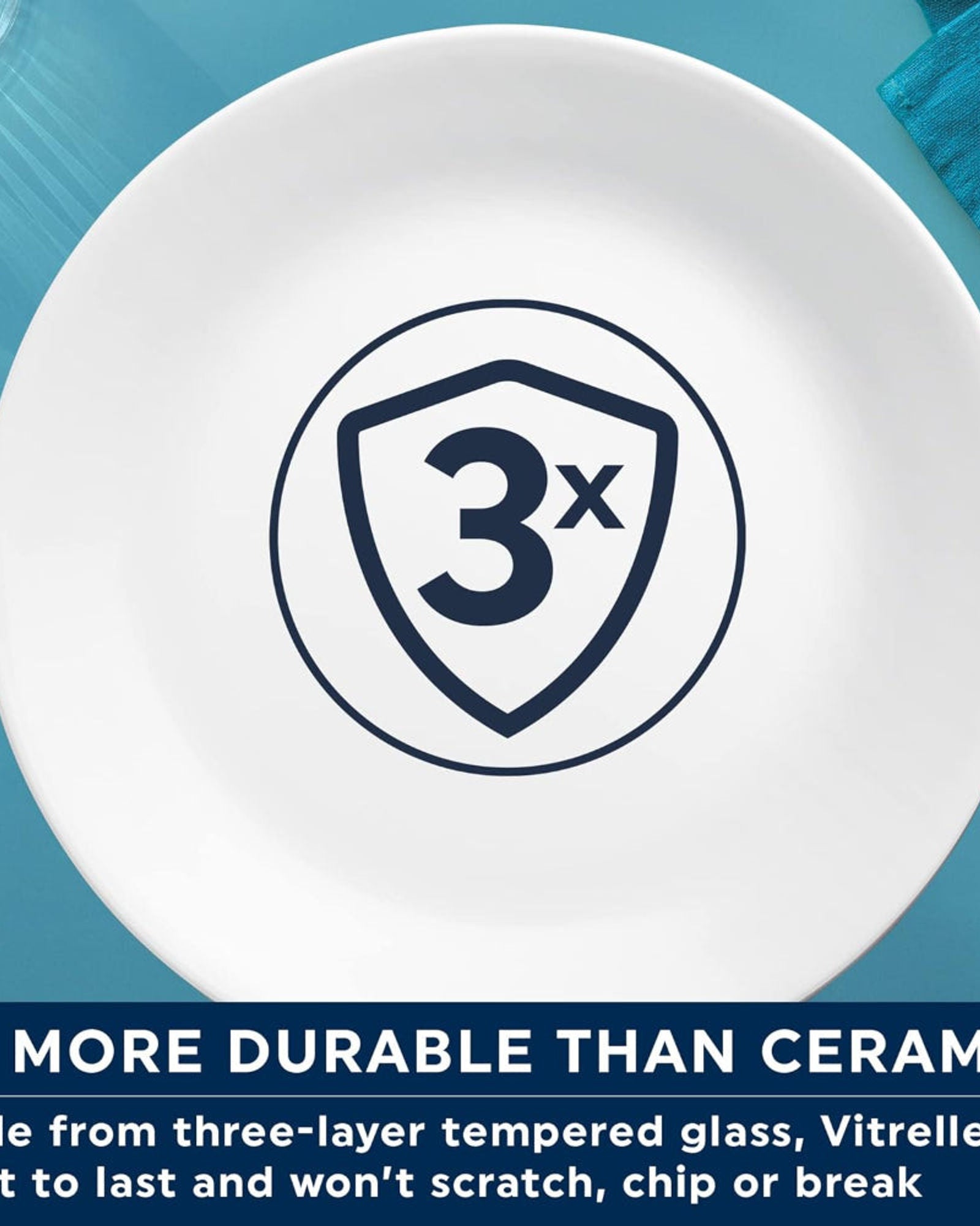 طقم عشاء كوريل 12 قطعة كريمسون تريليس