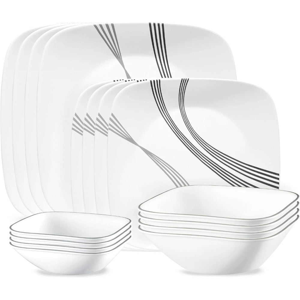 Corelle 16 PCS DINNER SET SQ. URBAN ARC