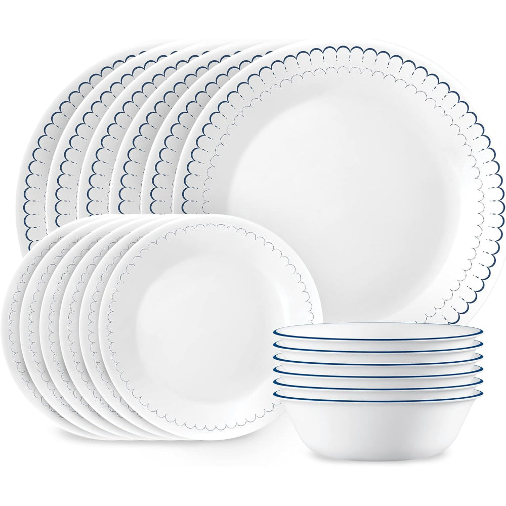 Corelle 18 PCS DINNER SET CASPIN (1147837)1X18 CORELLE DTCM
