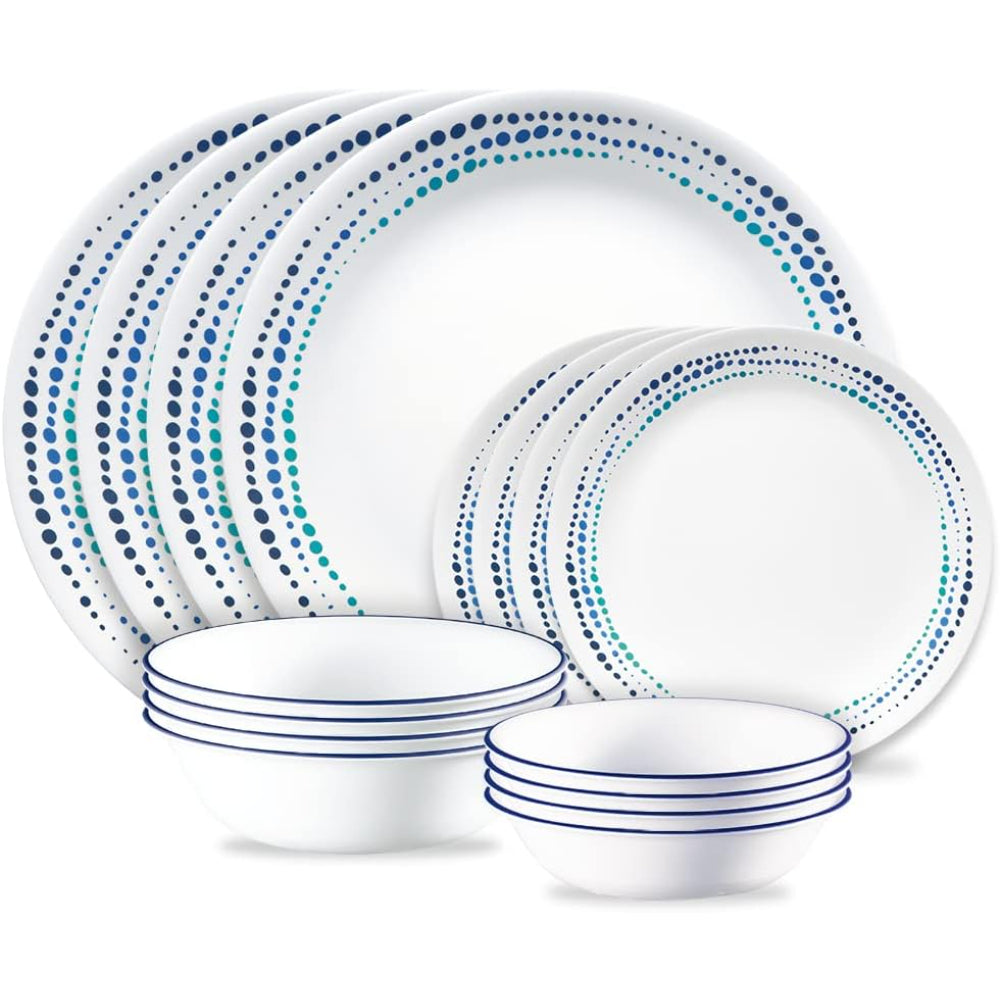 Corelle 16 PCS DINNER SET OCEAN BLUE