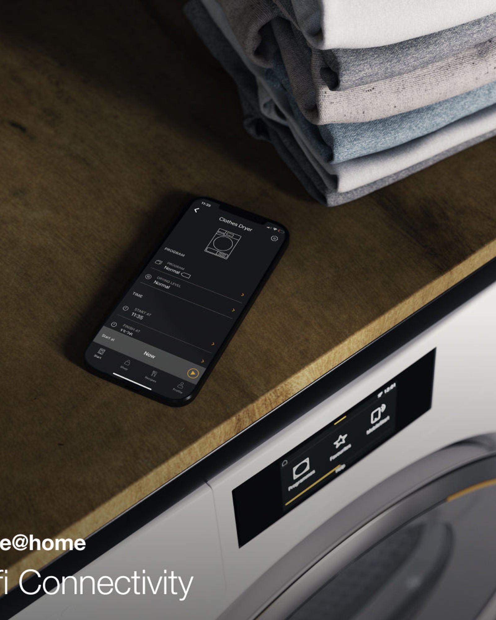 غسالة ومجفف ملابس ميلي ذو التحميل الأمامي 8 كجم/5 كجم