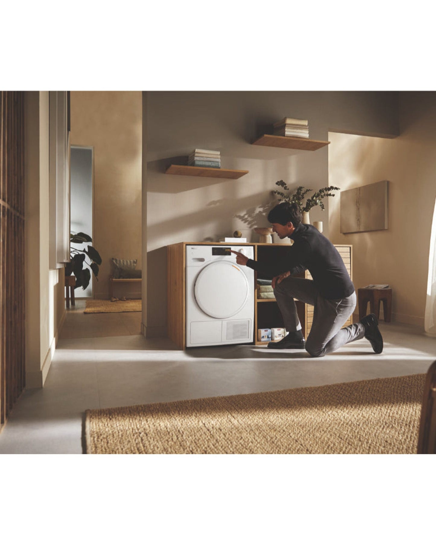 مجفف الملابس بمضخة حرارية من ميلي TWC 220 WP PerfectDry سعة 8 كجم