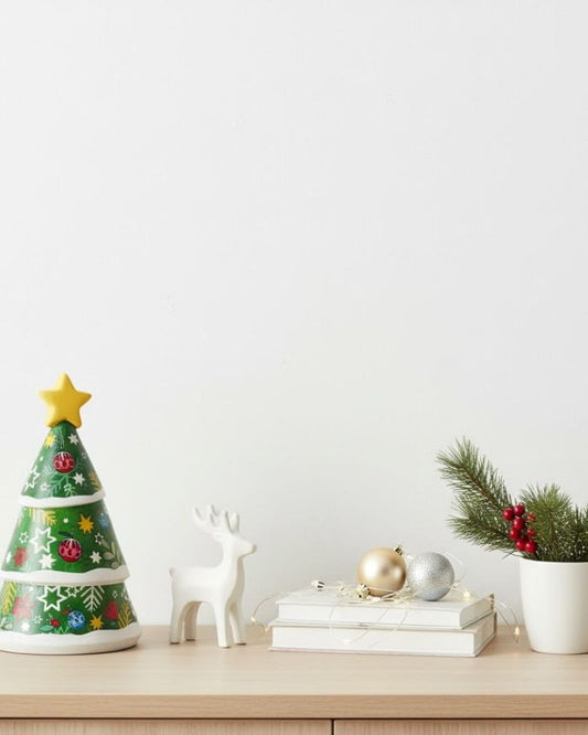 شجرة عيد الميلاد من إيغان بيل، مقاس 10 × 15 سم - 120041