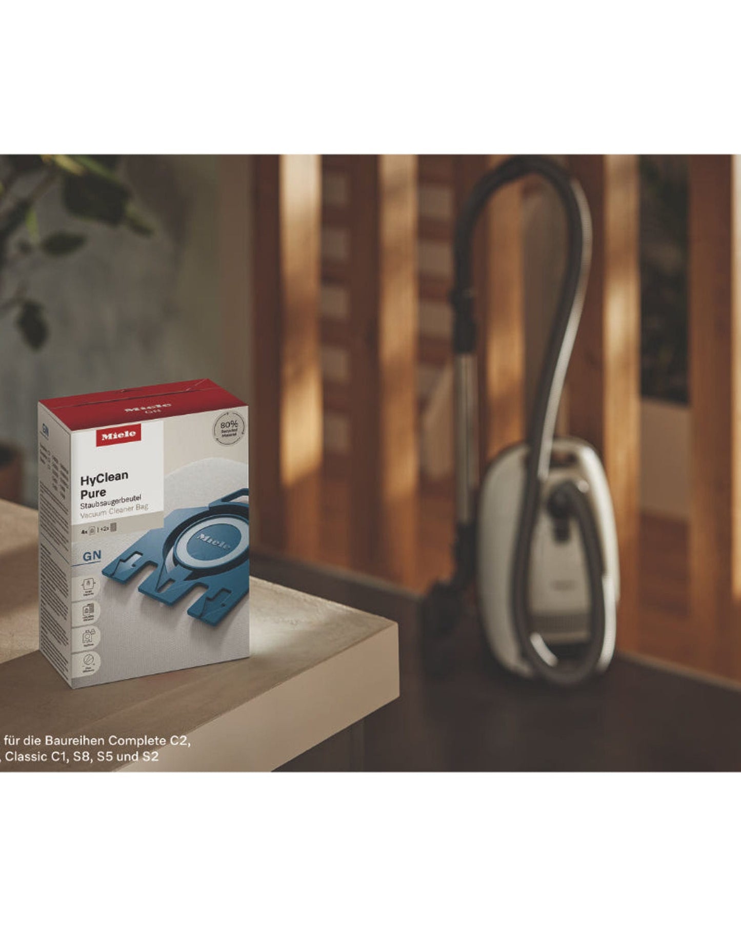 أكياس غبار أصلية من ميلي، طراز HyClean Pure، رقم 12421130