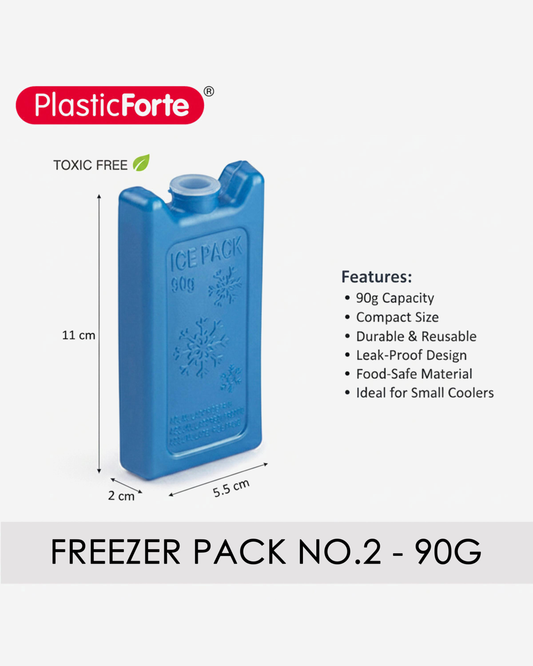 Plastic Forte Freezer Ice Pack Set 2 × 90 g Blue