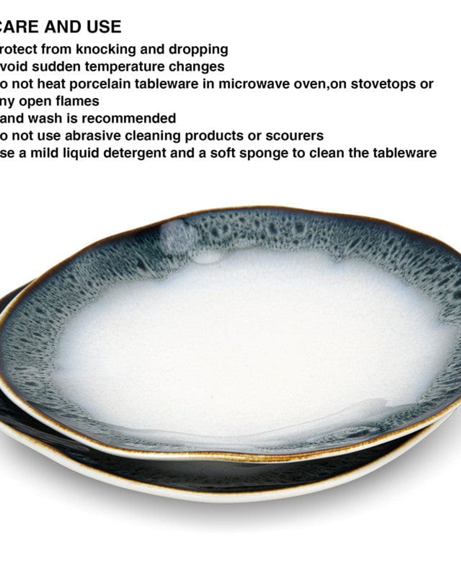 أطباق فيسمان جالاكتيكا من البورسلين، قطعتين، مقاس 21 سم