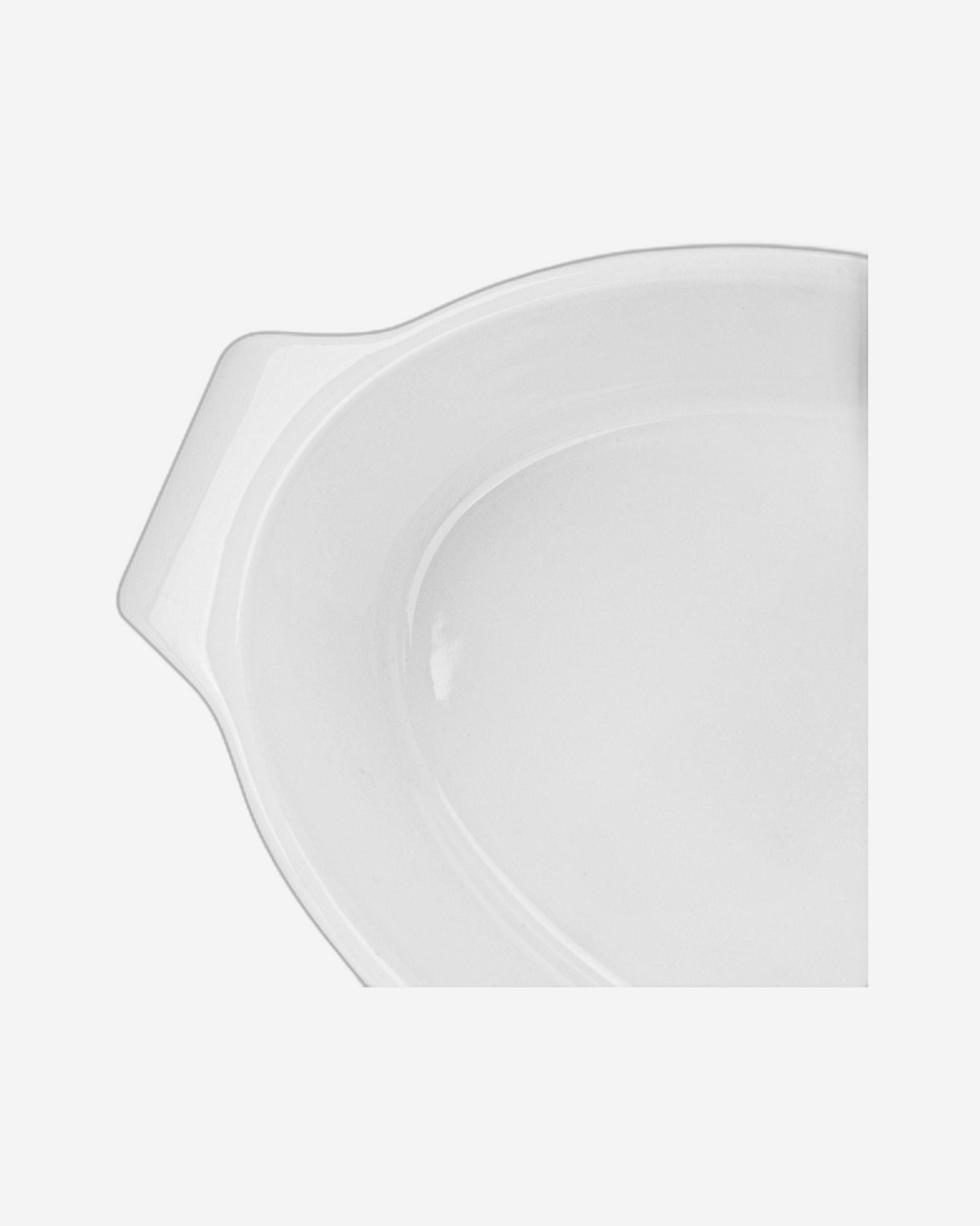 طبق خبز بيضاوي من فيسمان، 3 قطع، 13×10×4.5 سم/220 مل، بورسلين