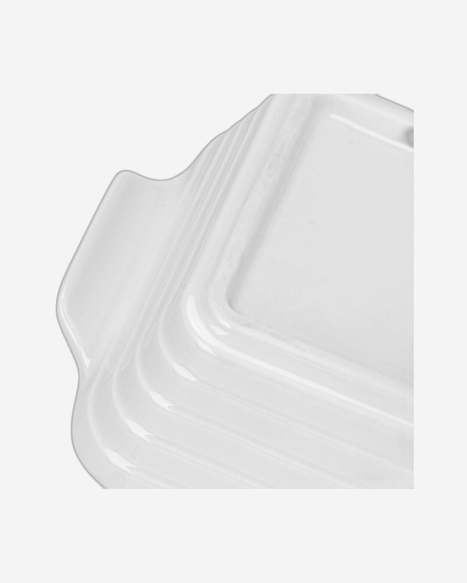 طبق خبز مستطيل من فيسمان، 3 قطع، 13×9×4.5 سم/220 مل، بورسلين