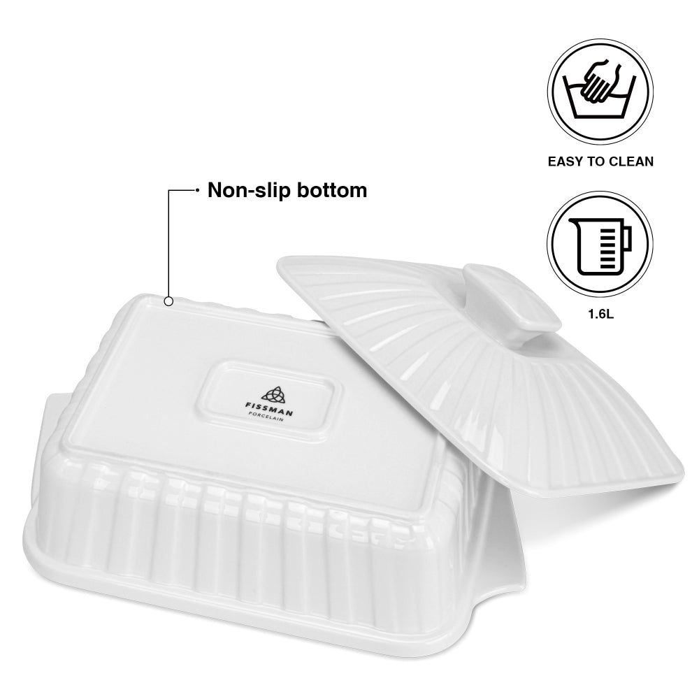 صينية خبز فيسمان، صينية خبز مستطيلة الشكل 25×19×13 سم/1.6 لتر