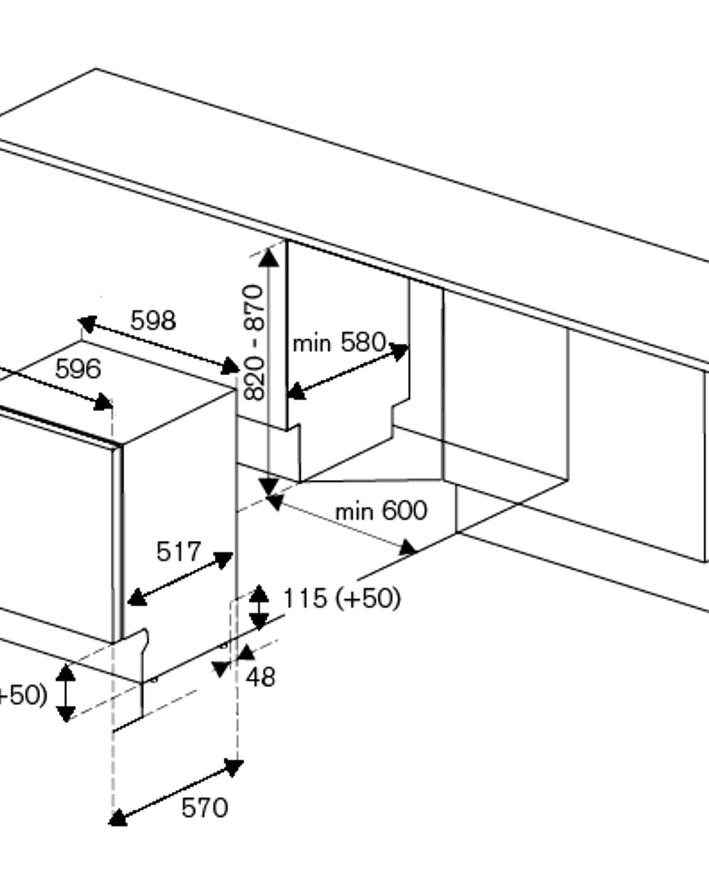 غسالة أطباق بيرتازوني هيريتيج سيريز المدمجة بالكامل، 60 سم