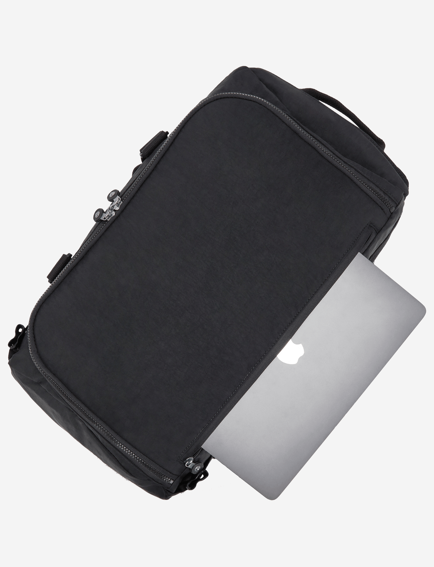 KIPLING Jonis S Black Noir حقيبة سفر صغيرة (قابلة للتحويل إلى حقيبة ظهر) I7712-P39