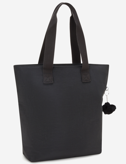 KIPLING حقيبة تسوق هانيفة سوداء كبيرة I7937-P39