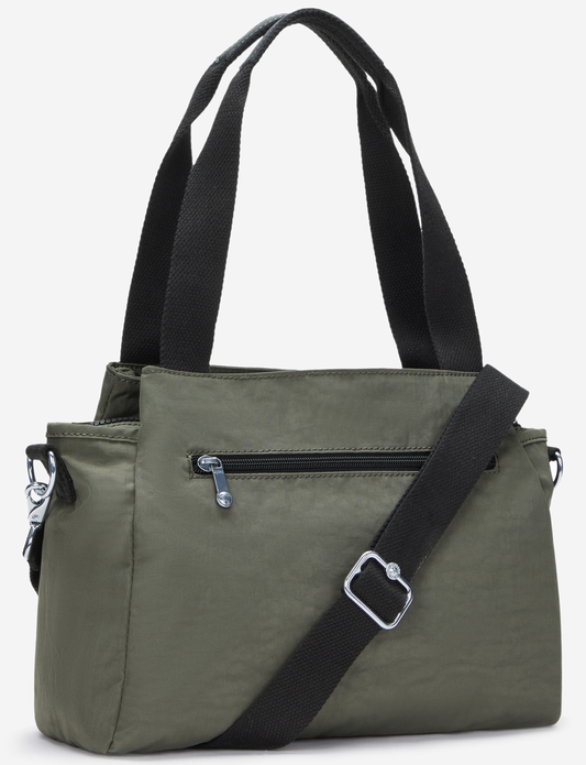 حقيبة كتف KIPLING Elysia Green Moss متوسطة (مع حزام كتف قابل للإزالة) 43791-88D