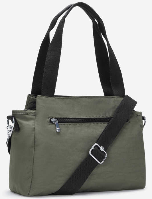 حقيبة كتف KIPLING Elysia Green Moss متوسطة (مع حزام كتف قابل للإزالة) 43791-88D