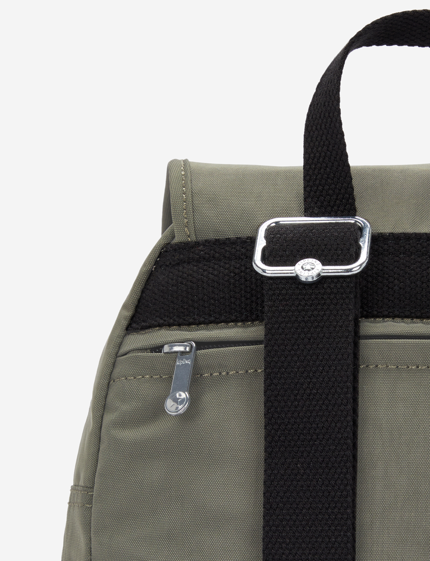 KIPLING City Pack S Green Moss حقيبة ظهر صغيرة 15635-88D