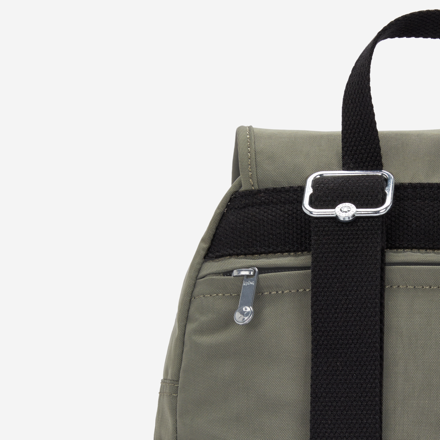 KIPLING City Pack S Green Moss حقيبة ظهر صغيرة 15635-88D