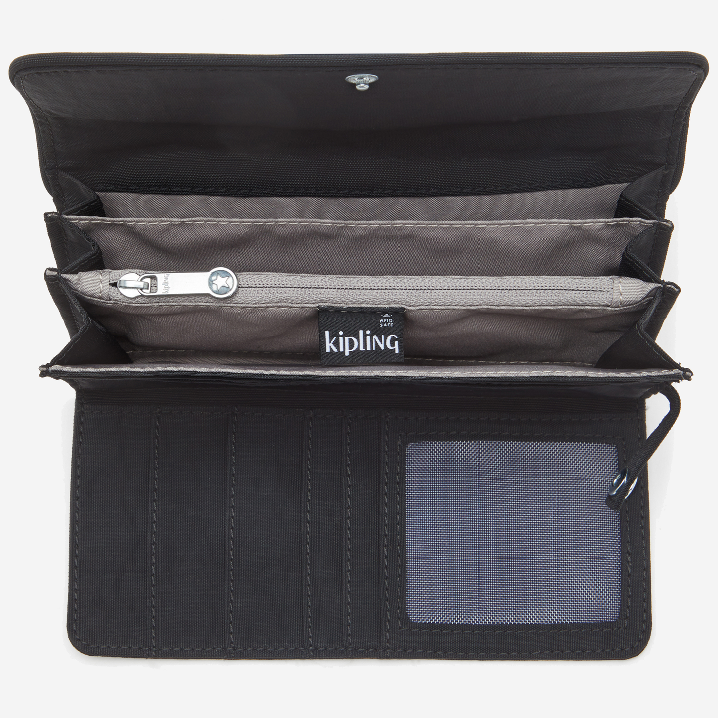 KIPLING Money Land Black Noir Large wallet I4191-P39