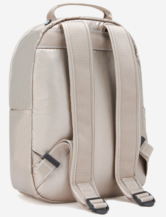 KIPLING Seoul S Metallic Glow Small backpack (with tablet compartment) I3789-48I