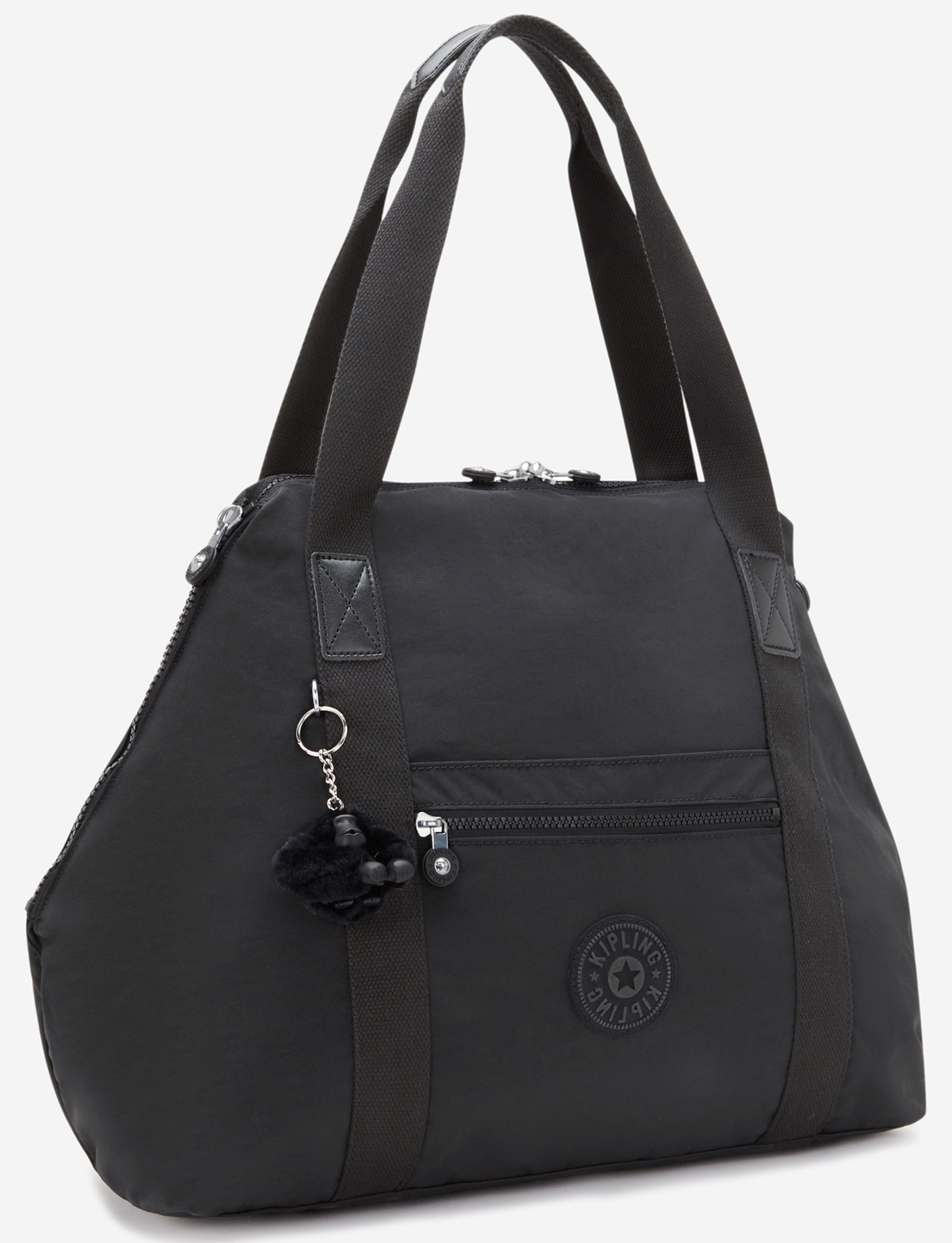 KIPLING Art M حقيبة يد سوداء كبيرة 13405-P39
