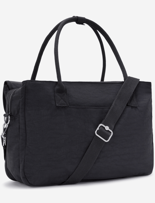 KIPLING Superworker S أسود قاتم حقيبة عمل صغيرة (مع حزام كتف قابل للإزالة) I6134-P39