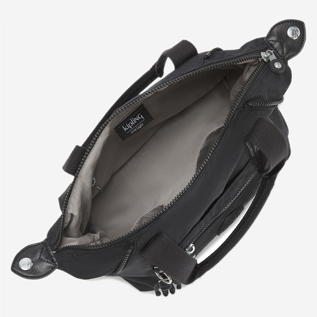 KIPLING Art Mini Black Noir حقيبة يد صغيرة (مع حزام كتف قابل للإزالة) 01327-P39